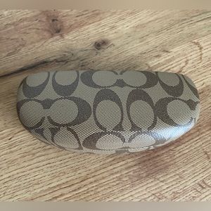 COACH Signature Monogram Hard Sunglasses/Eyeglasses Case